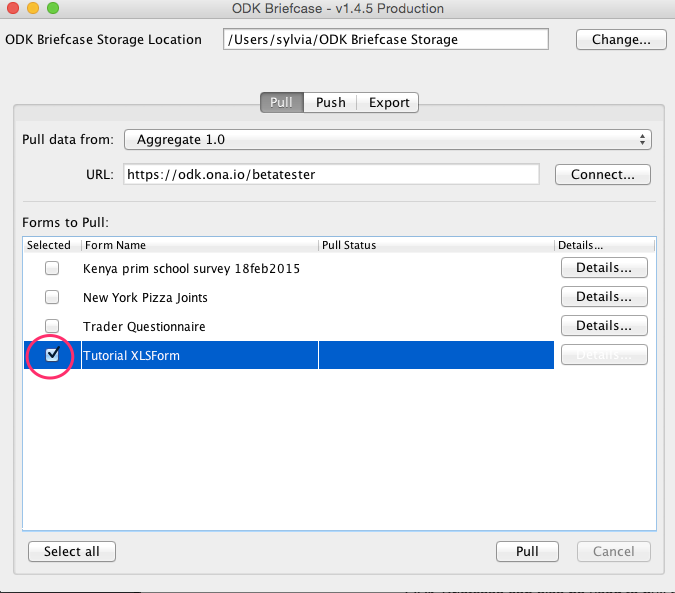Guide ODK Briefcase Ona Help Center